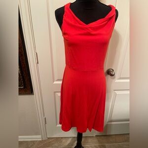 Ann Taylor Vibrant Red Mini Dress